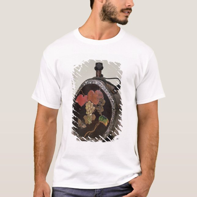 Camiseta Garrafa da causa embutida com a madrepérola (Frente)