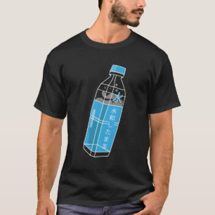 Camiseta Garrafa d'água de Harajuku ficam hidratada Japa