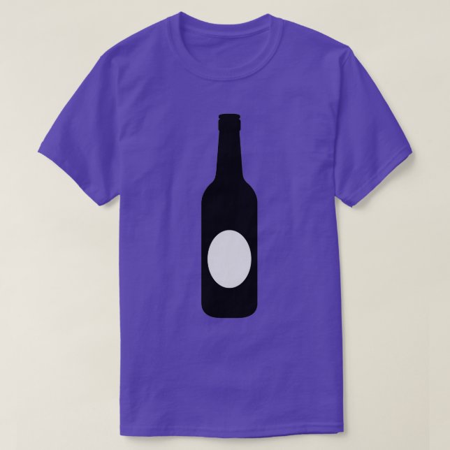 Camiseta Garrafa de cerveja 1 (Frente do Design)