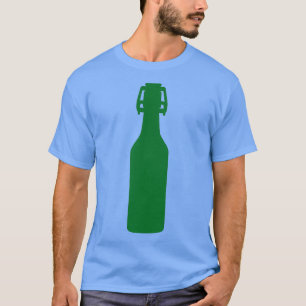 Camiseta Garrafa de cerveja verde