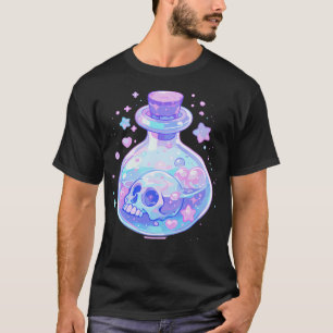 Camiseta Garrafa de Poção Kawaii