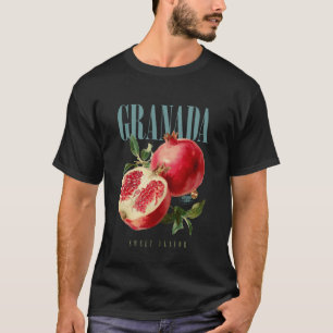 Camiseta Garrafa de Romã Vintage Doce Sabor Fruta Orgânica