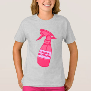 Camiseta Garrafa de Spray Repelente Humano Humor Atitude
