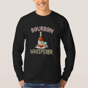 Camiseta Garrafa Gráfica De Whisky Bourbon Com Gl