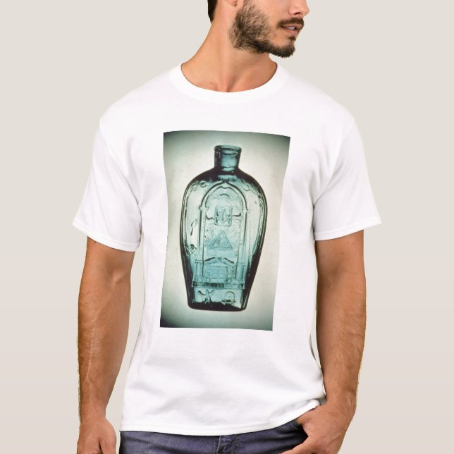 Camiseta garrafa maçónica Molde-fundida (Frente)