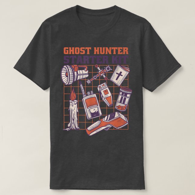 Camiseta Garrafa Paranormal para Casas Assombradas (Frente do Design)