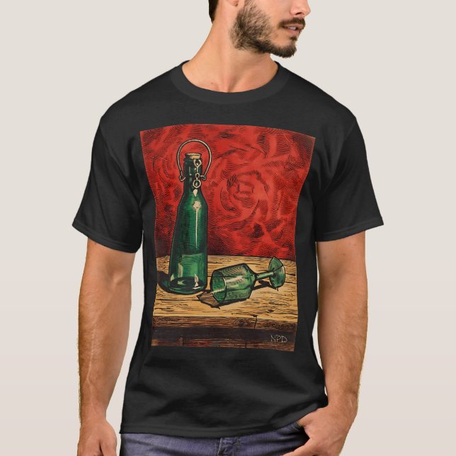 Camiseta Garrafa Verde (Frente)
