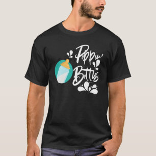 Camiseta Garrafas de Estourar Bebê Crianças Leite Mamadeira