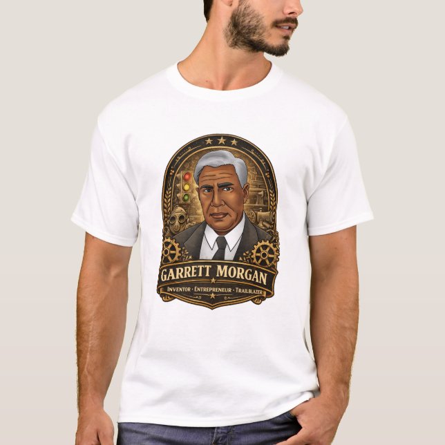 Camiseta Garrett Morgan Inventor Tee (Frente)