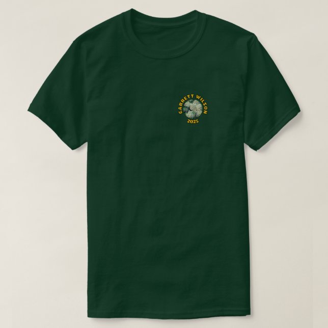 Camiseta Garrett Wilson Flores (Frente do Design)