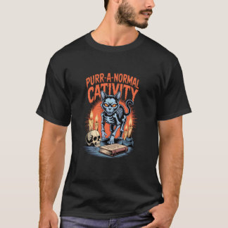 Camiseta Garrido Uma Catividade Normal Retro Halloween Esqu