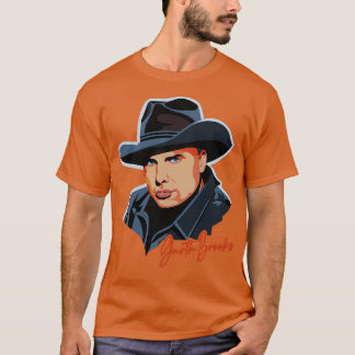Camiseta Garth Brooks 90s Trabalho de arte do ventilador re
