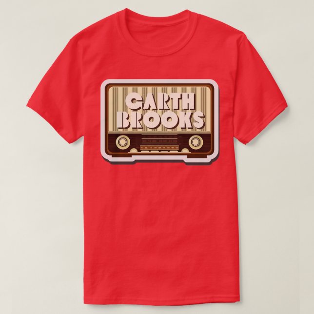 Camiseta Garth Brooks TShirt (Frente do Design)