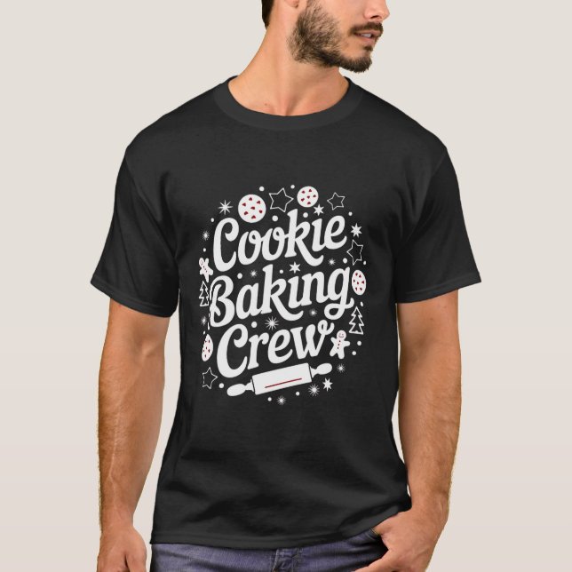 Camiseta Gartney's Womens Matching Cookie Baking Crew (Frente)