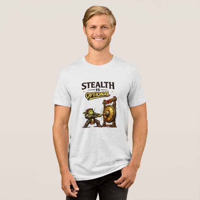 Camiseta Gary Grizzlefang Sigilo é opcional (Frente Completa)