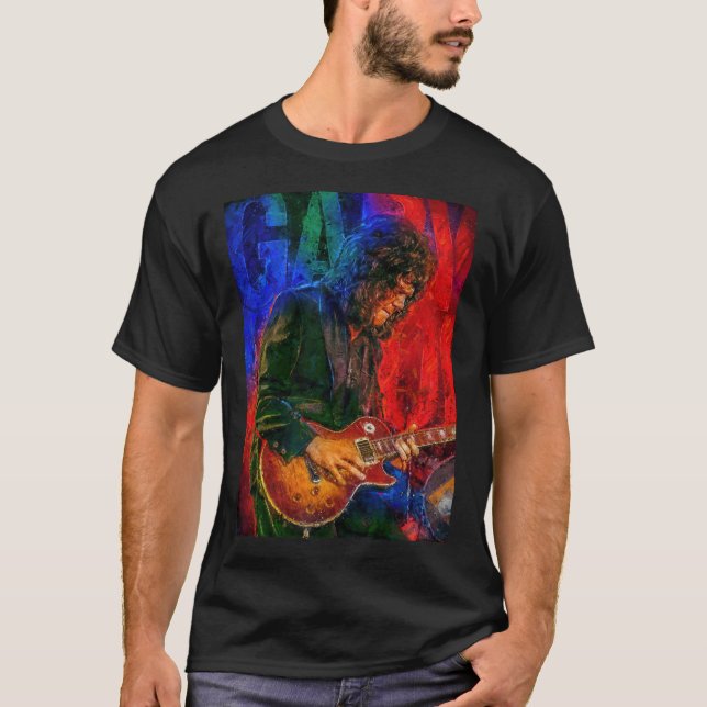 Camiseta Gary Moore Retrato Retrato Essencial (Frente)