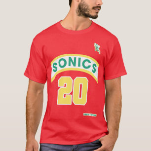 Camiseta Gary Payton Retro Supersonics Jersey 90s Style Fan