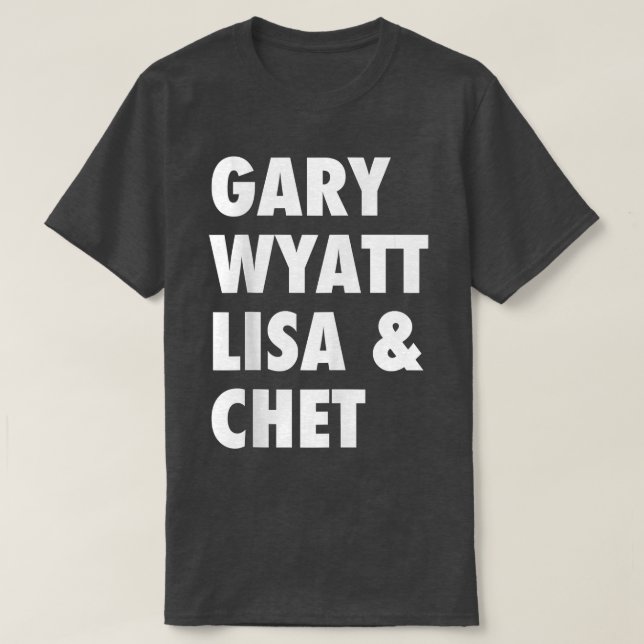Camiseta Gary Wyatt Lisa & Chet Science (Frente do Design)