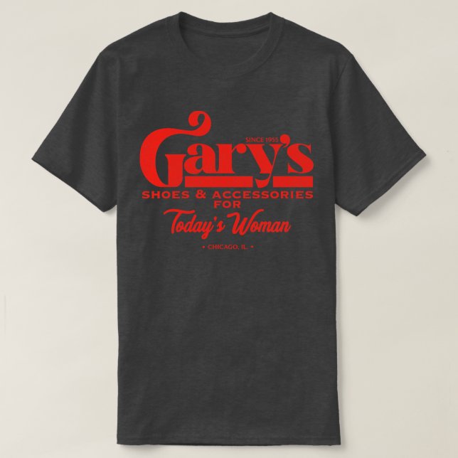 Camiseta Garys Calçados e Acessórios para Hoje Mulher (Frente do Design)