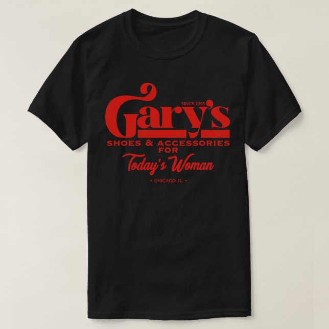 Camiseta Garys Calçados e Acessórios para Hoje Mulher (Frente do Design)