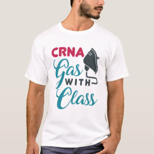 Camiseta Gás CRNA com Apreciação Engraçada de Classe