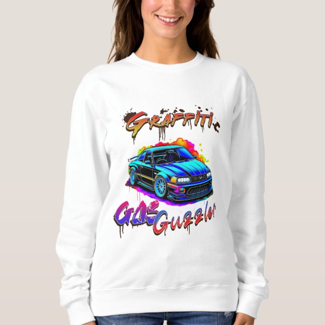 Camiseta GAS GUZZLER DE grafite - VEÍCULO DE DRIFT (Frente)