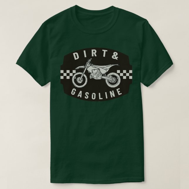 Camiseta Gasolina Cross Bike Motorsport (Frente do Design)