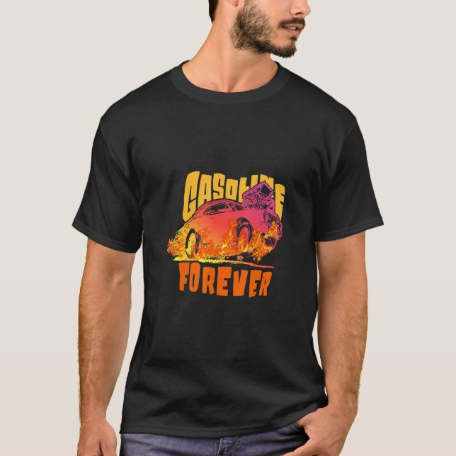 Camiseta Gasolina Para Obrigados De Carros De Gás Para O Pr (Frente)