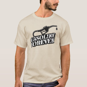 Camiseta Gasolina para sempre - Mecânica e Petrolhead super