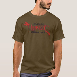 Camiseta Gasolina Profunda Gasolina Óleo angustiado