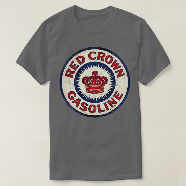 Camiseta Gasolina Red Crown (Frente do Design)