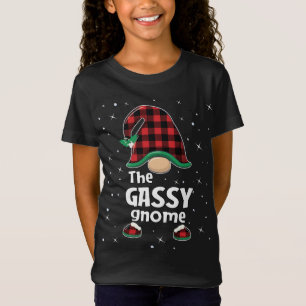 Camiseta Gassy Gnomo Buffalo Xadrez Correspondente à Pajam