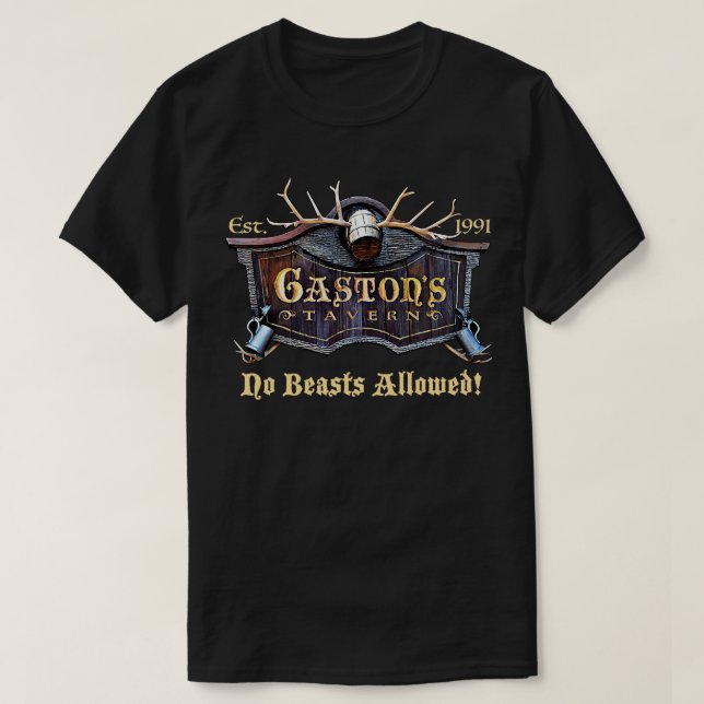 Camiseta Gastons Tavern Sinal (Frente do Design)