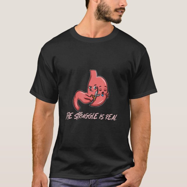 Camiseta Gastric Sleeve Bariatric Surgery Humor Pun Joke (Frente)
