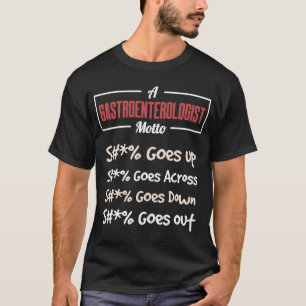 Camiseta Gastroenterologista GI Sobe Grau de Gastroenterolo