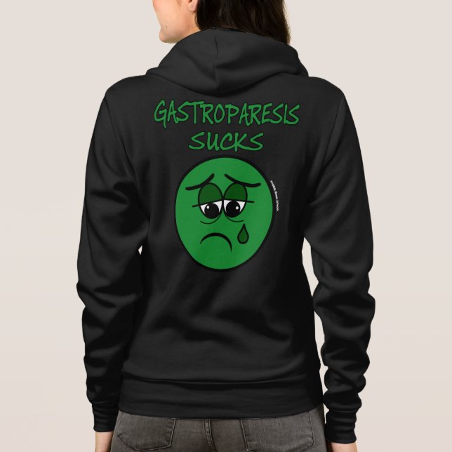 Camiseta Gastroparese. (Verso)