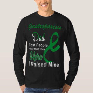 Camiseta Gastroparese Pai de Consciência Fita Verde Padre S