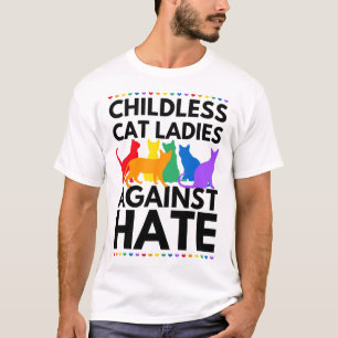 Camiseta Gata Contra O Ódio Votar Em Kamala-harris