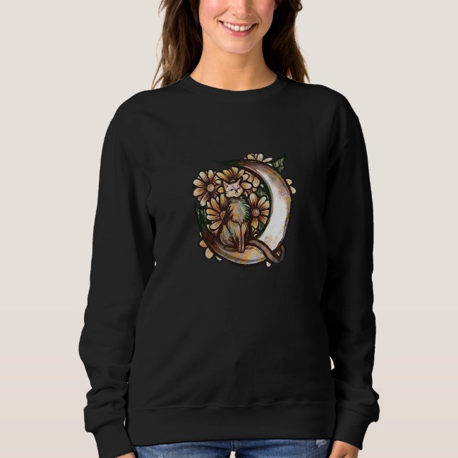 Camiseta Gata da Lua lua menina gatinha 2 (Frente)
