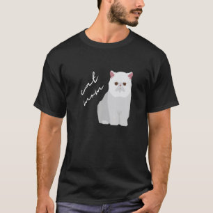 Camiseta Gata Exótica de Pelo Curto Mãe de Gato
