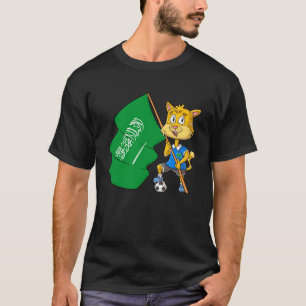 Camiseta Gata Fã da Arábia Saudita