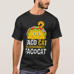 Camiseta Gata Festa do Taco Cinco de Mayo mãe de gato Tacoc