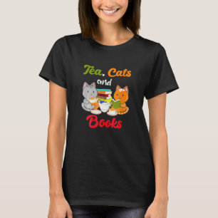 Camiseta Gata Gatos E Livros Gata  Livresca Gata Bebericado