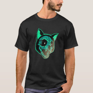 Camiseta Gata Gótica Gatinha Metal Emo Punk Morte Gótico