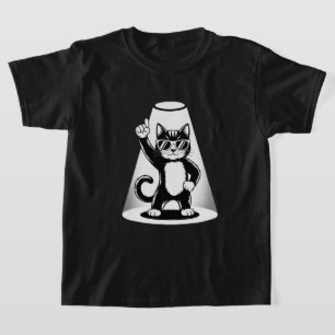 Camiseta Gata Legal Dançarina de Rock   Presente d