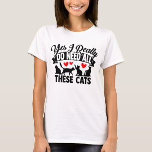Camiseta Gata Louca Divertida Mãe de Gatinho Amante de Gato