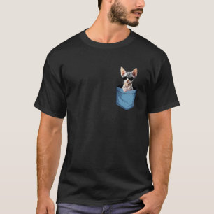 Camiseta Gata Mãe Amante de Gato Sphynx de Bolso Fofa