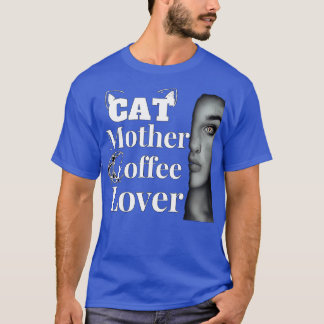 Camiseta gata mãe amante do café 84