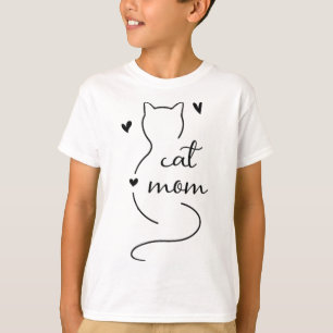 Camiseta Gata Mama Gato Mama Mama Gatinho Kitten Ca