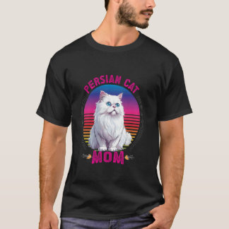 Camiseta Gata Mamãe PERSERKATZEN MÃE Gata Persa Mamãe Mulhe